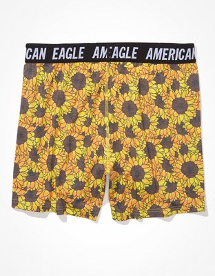 Мужские брюки American Eagle AEO Sunflowers Ultra Soft Boxer Short — фото 4