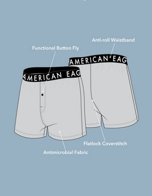 Мужские брюки American Eagle AEO Sunflowers Ultra Soft Boxer Short — фото 5