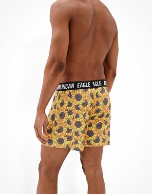 Мужские брюки American Eagle AEO Sunflowers Ultra Soft Boxer Short — фото 2