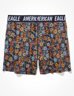 Мужские брюки American Eagle AEO Flowers Ultra Soft Boxer Short — фото 2