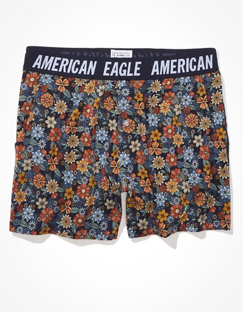 Мужские брюки American Eagle AEO Flowers Ultra Soft Boxer Short