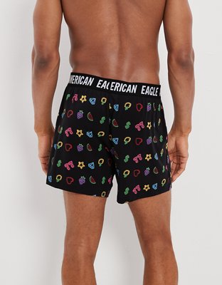 Мужские брюки American Eagle AEO Neon Slots Ultra Soft Boxer Short — фото 2