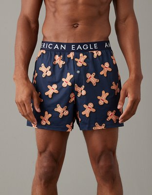 American Eagle Outfitters, Underwear & Socks, American Eagle Gingerbread  Man Costume Boxer Brief