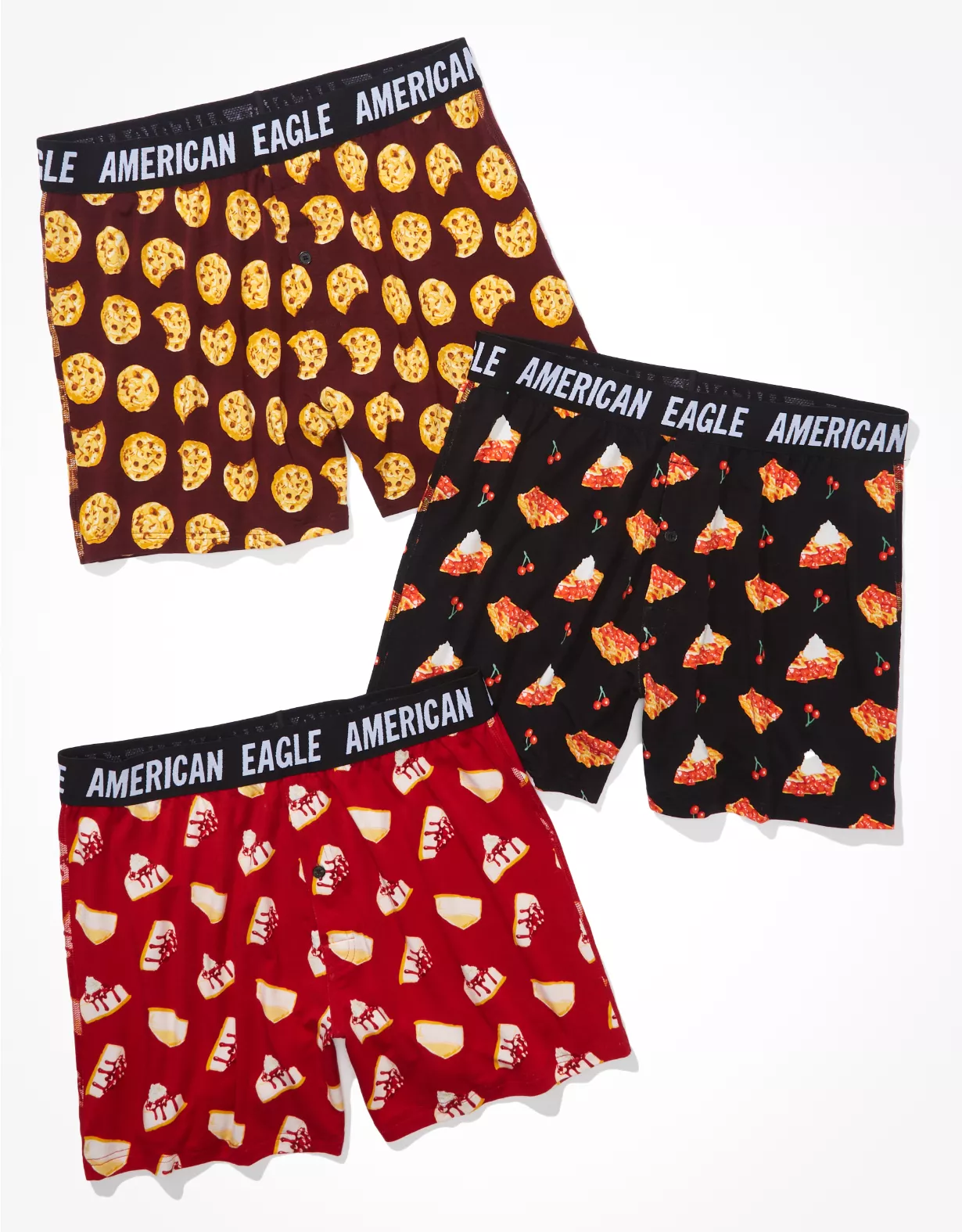 AEO Foodie Ultra Soft Boxer Short 3-Pack