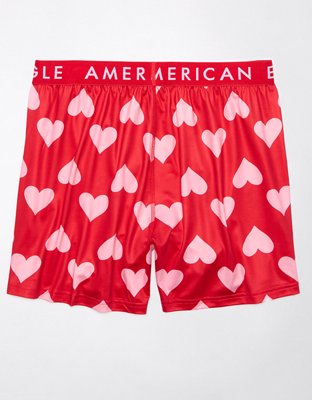 Мужские брюки American Eagle AEO Valentine Hearts Ultra Soft Pocket Boxer Short — фото 3