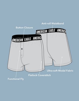 AEO Ultra Soft Boxer Short 3-Pack - Underwear