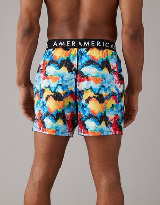 AEO Men's Watercolors Ultra Soft Pocket Boxer Short