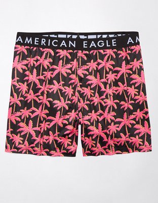 NWT AMERICAN EAGLE Flex Boxer Briefs 9 Inseam S-M-L-XL Red Space