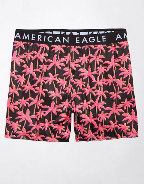 Мужские брюки American Eagle AEO Palm Trees Soft Pocket Boxer Short