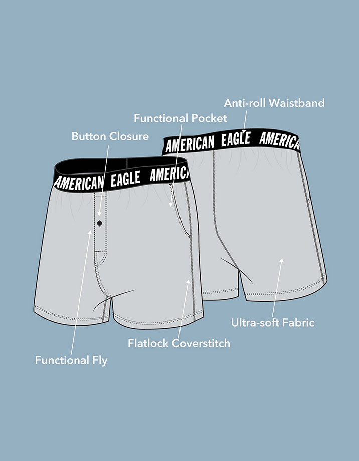 AEO Peaches Ultra Soft Pocket Boxer Short