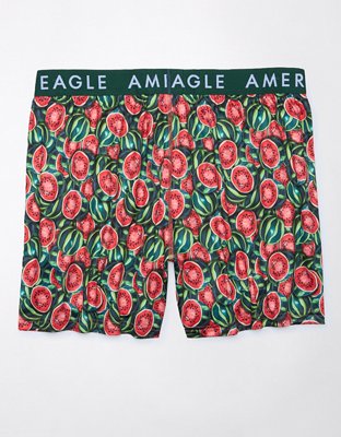 AEO Men's Watermelons Ultra Soft Pocket Boxer Short