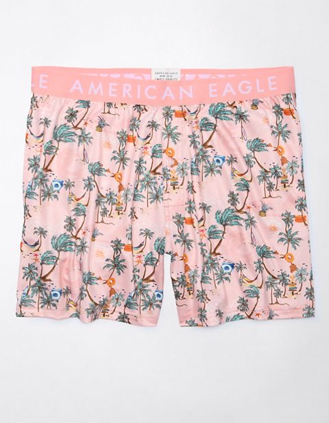 Мужские брюки American Eagle AEO Tropical Ultra Soft Pocket Boxer Short