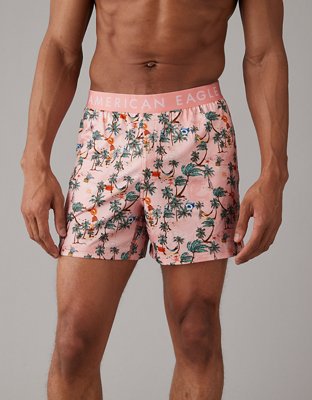 AEO Men's Tropical Ultra Soft Pocket Boxer Short