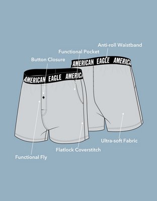 Мужские брюки American Eagle AEO Men's Galaxy Ultra Soft Pocket Boxer Short — фото 3