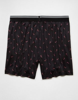 AEO Men's Mini Candy Canes Ultra Soft Pocket Boxer Short