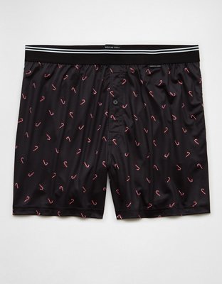 AEO Men's Mini Candy Canes Ultra Soft Pocket Boxer Short