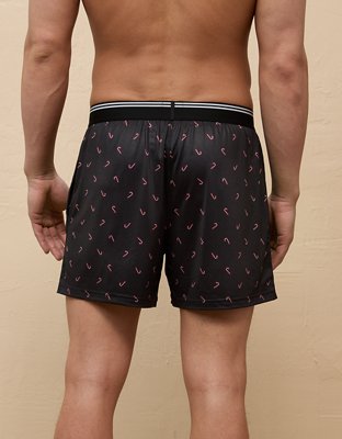 AEO Men's Mini Candy Canes Ultra Soft Pocket Boxer Short