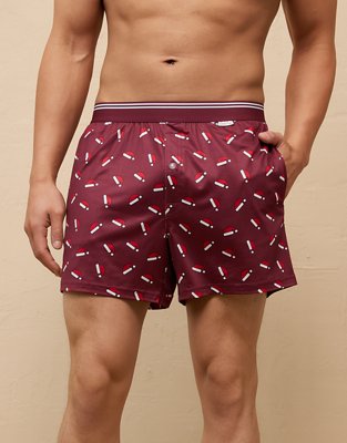 AEO Men's Santa Hats Ultra Soft Pocket Boxer Short