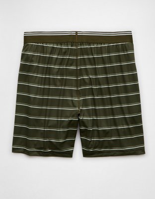 AEO Men's Striped Ultra Soft Pocket Boxer Short