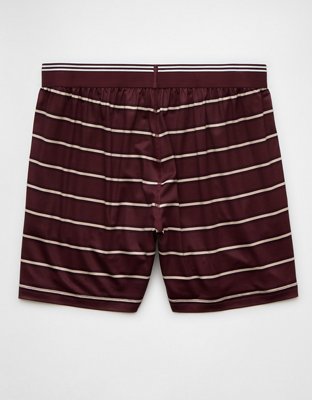 AEO Men's Striped Ultra Soft Pocket Boxer Short