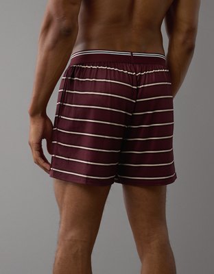 AEO Men's Striped Ultra Soft Pocket Boxer Short