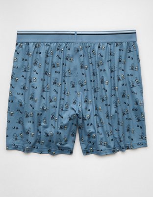 Мужские брюки American Eagle AEO Snoopy Christmas Ultra Soft Pocket Boxer Short — фото 4