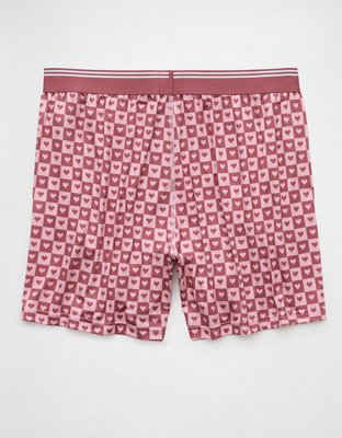 AEO Men's Valentine's Day Hearts Ultra Soft Pocket Boxer Short