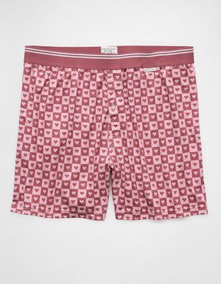 AEO Men's Valentine's Day Hearts Ultra Soft Pocket Boxer Short