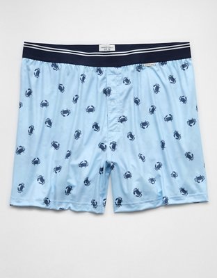 AEO Mens Crabs Ultra Soft Pocket Boxer Short