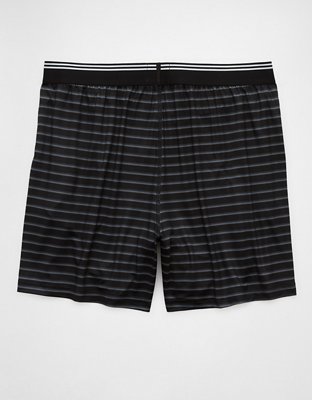 AEO Short Bóxer Rayado Ultra Suave con Bolsillo para hombre