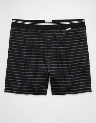AEO Mens Striped Ultra Soft Pocket Boxer Short