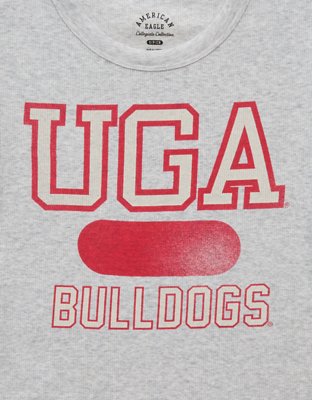 AE Georgia Bulldogs Graphic Cropped Baby Tee