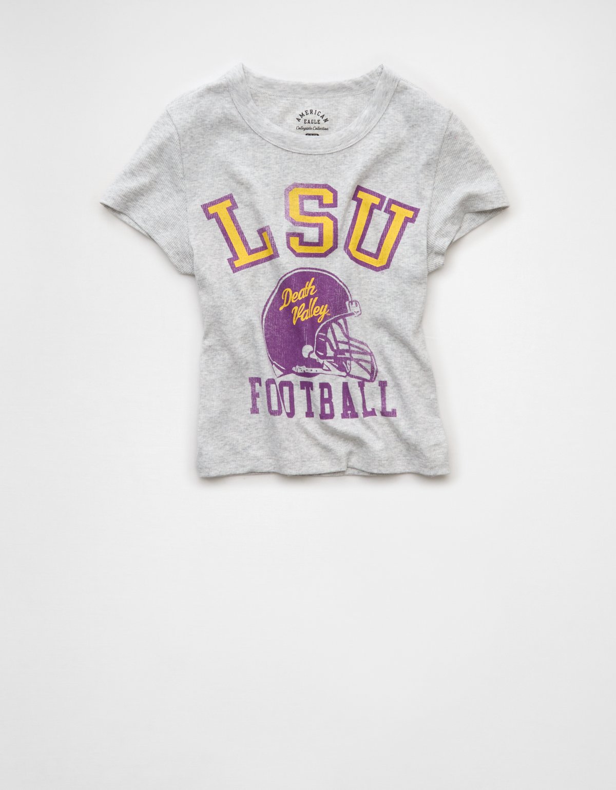 AE LSU Tigers Graphic Cropped Baby Tee - image 3