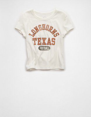 AE Texas Longhorns Graphic Cropped Baby Tee