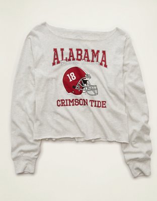 AE Alabama Crimson Tide Off-the-Shoulder Graphic T-Shirt