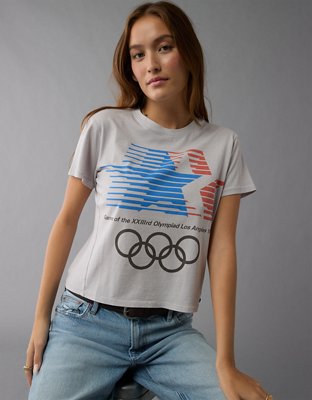 AE Cropped Olympics Graphic T-Shirt