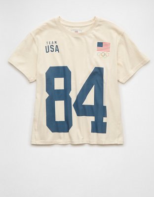 AE Cropped Olympics Graphic T-Shirt