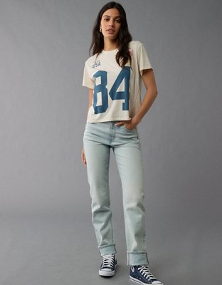 AE Cropped Olympics Graphic T-Shirt