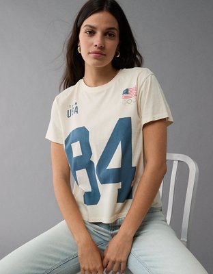AE Cropped Olympics Graphic T-Shirt