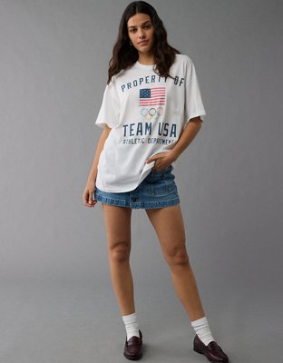 AE Oversized Olympics Graphic T-Shirt