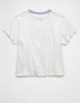 AE | Smiley® Cropped Graphic T-Shirt