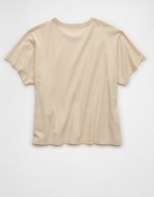 AE | Smiley® Cropped Graphic T-Shirt