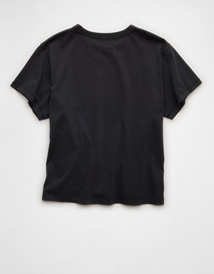 AE | Smiley® Cropped Graphic T-Shirt