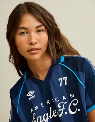 AE x Umbro Collar Jersey | American Eagle