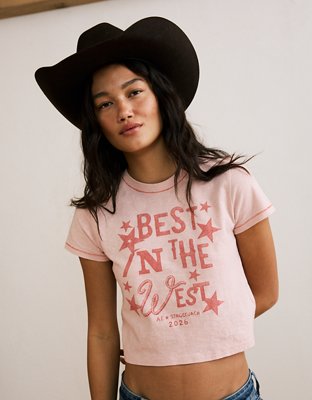 American Eagle AE x Stagecoach Graphic Shrunken T-Shirt