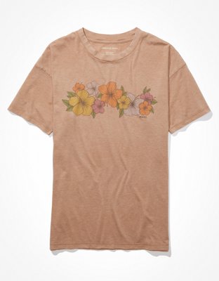 AE Oversized Floral Graphic T-Shirt