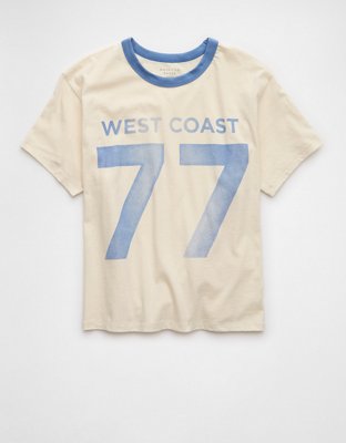 AE West Coast Graphic Ringer T-Shirt