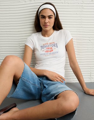 AE Food Graphic Hey Baby Tee
