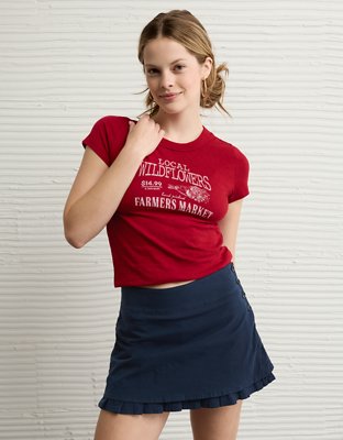 AE Food Graphic Hey Baby Tee AE