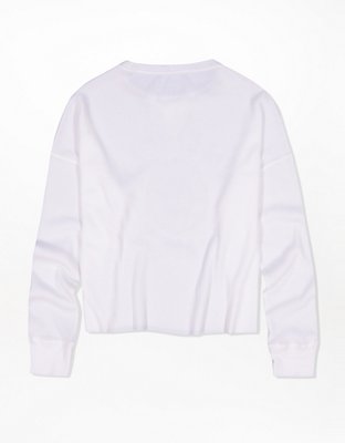 AE Graphic Cropped Long-Sleeve T-Shirt